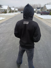 Load image into Gallery viewer, Go Be Great On Purpose Black Rhinestone Hoodie