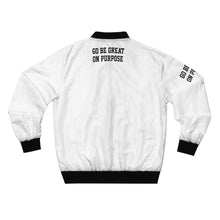 Load image into Gallery viewer, "Go Be Great On Purpose" Men's AOP Bomber Jacket