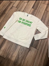 Load image into Gallery viewer, GBGOP Crewneck with pockets in front in Beige with Green
