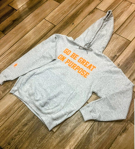 GBGOP Hoodie in Gray with Orange