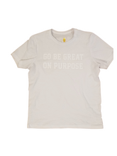 Load image into Gallery viewer, White Diamond EDITION &quot;Go Be Great On Purpose&quot; white on white
