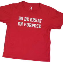 Load image into Gallery viewer, &quot;Go Be Great On Purpose&quot; Classic T-Shirt Cherry Red
