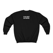 Load image into Gallery viewer, Unisex Heavy Blend &quot;Go Be Great On Purpose&quot;™ Black Crewneck Sweatshirt
