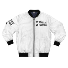 Load image into Gallery viewer, &quot;Go Be Great On Purpose&quot; Men&#39;s AOP Bomber Jacket
