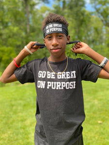 "Go Be Great On Purpose" Classic Men's Short Sleeve Tee
