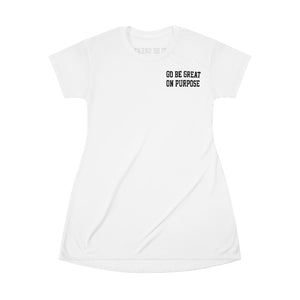 "Go Be Great On Purpose" Women's T-Shirt Dress
